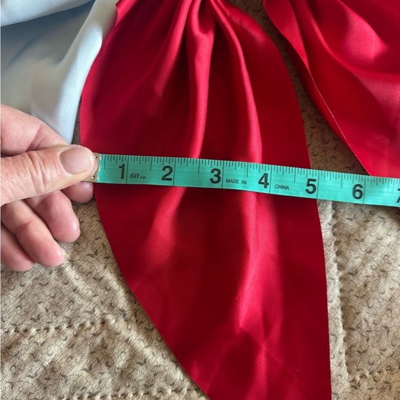 3 PIPER•K  Hair Scrunchies with ribbon”tails”  Set
Ocean theme/patriotic colors! - Picture 4 of 7